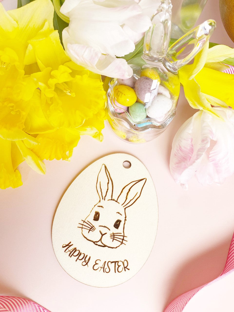 Happy Easter Bunny Gift Tag