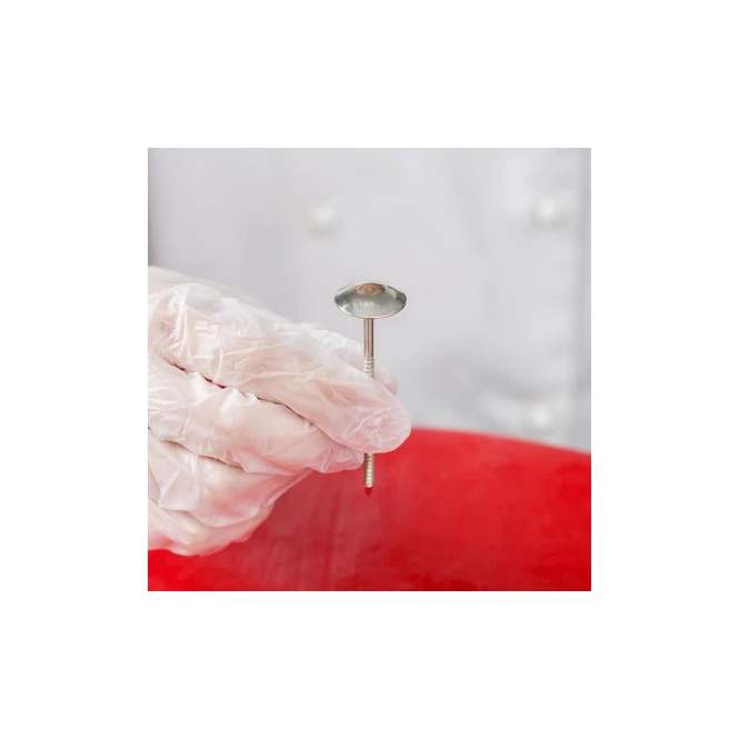 Ateco #1 small metal flower nail - ¾" flat