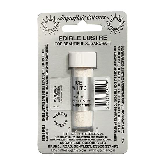 Sugarflair Edible Lustre - Ice White