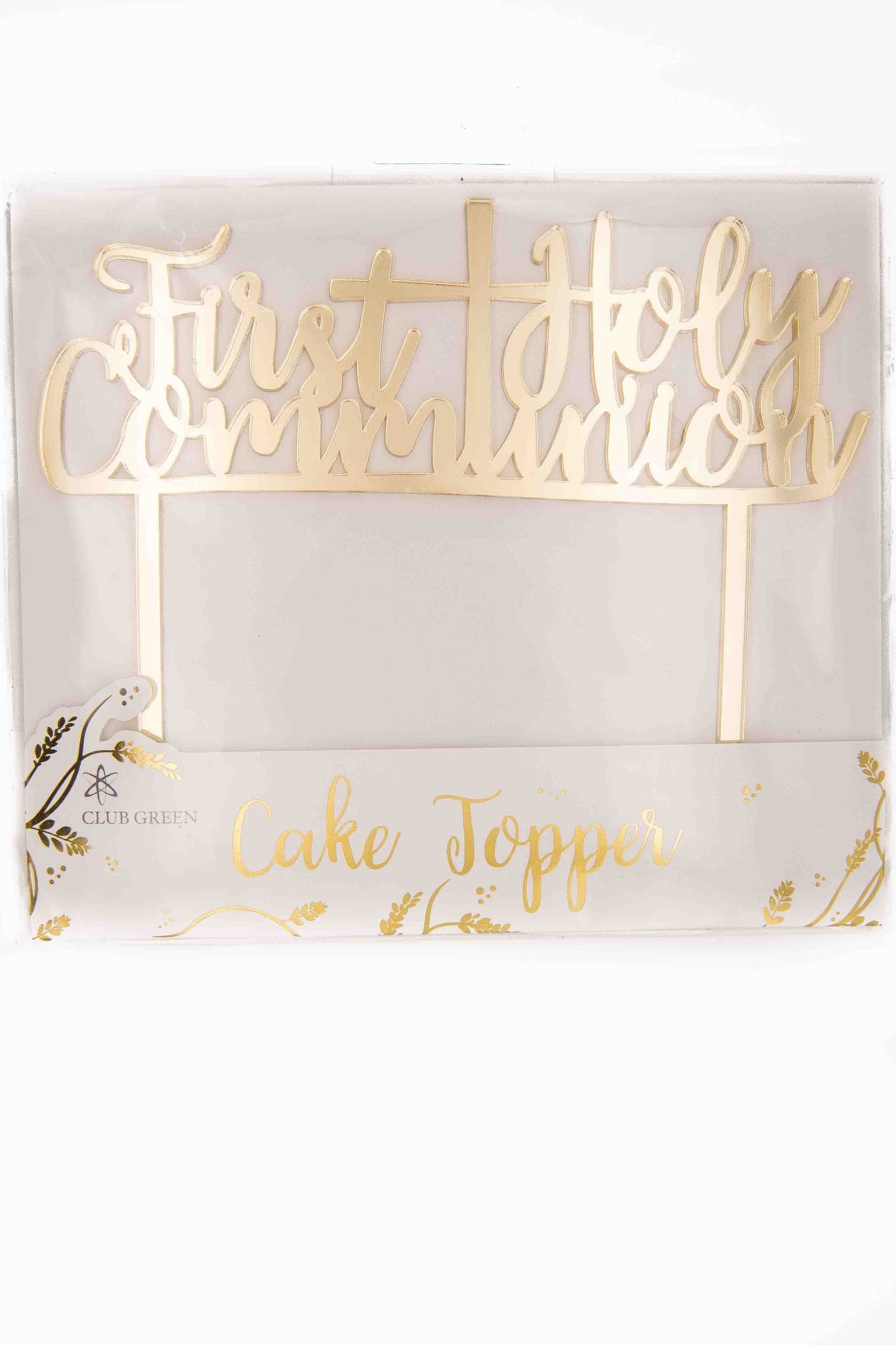First Holy Communion Gold Topper
