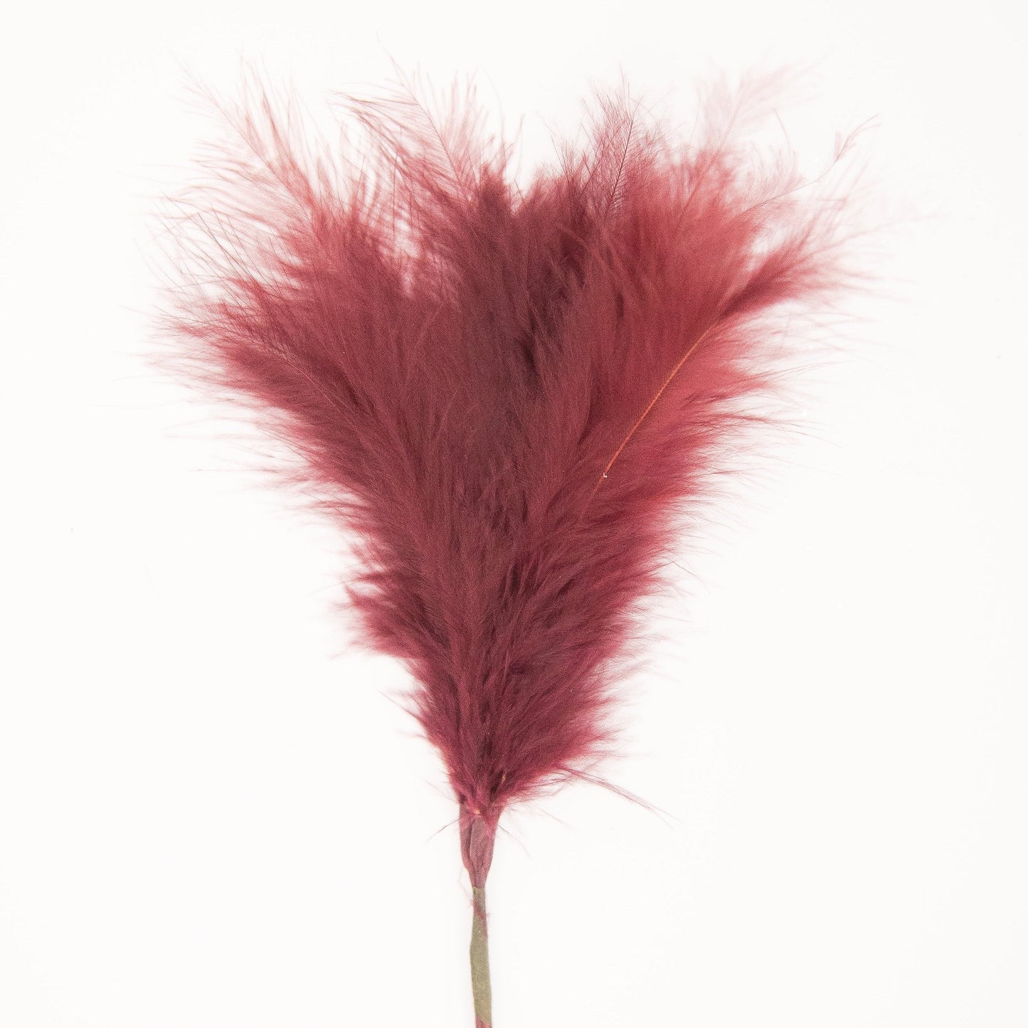 Burgundy Feather Topper