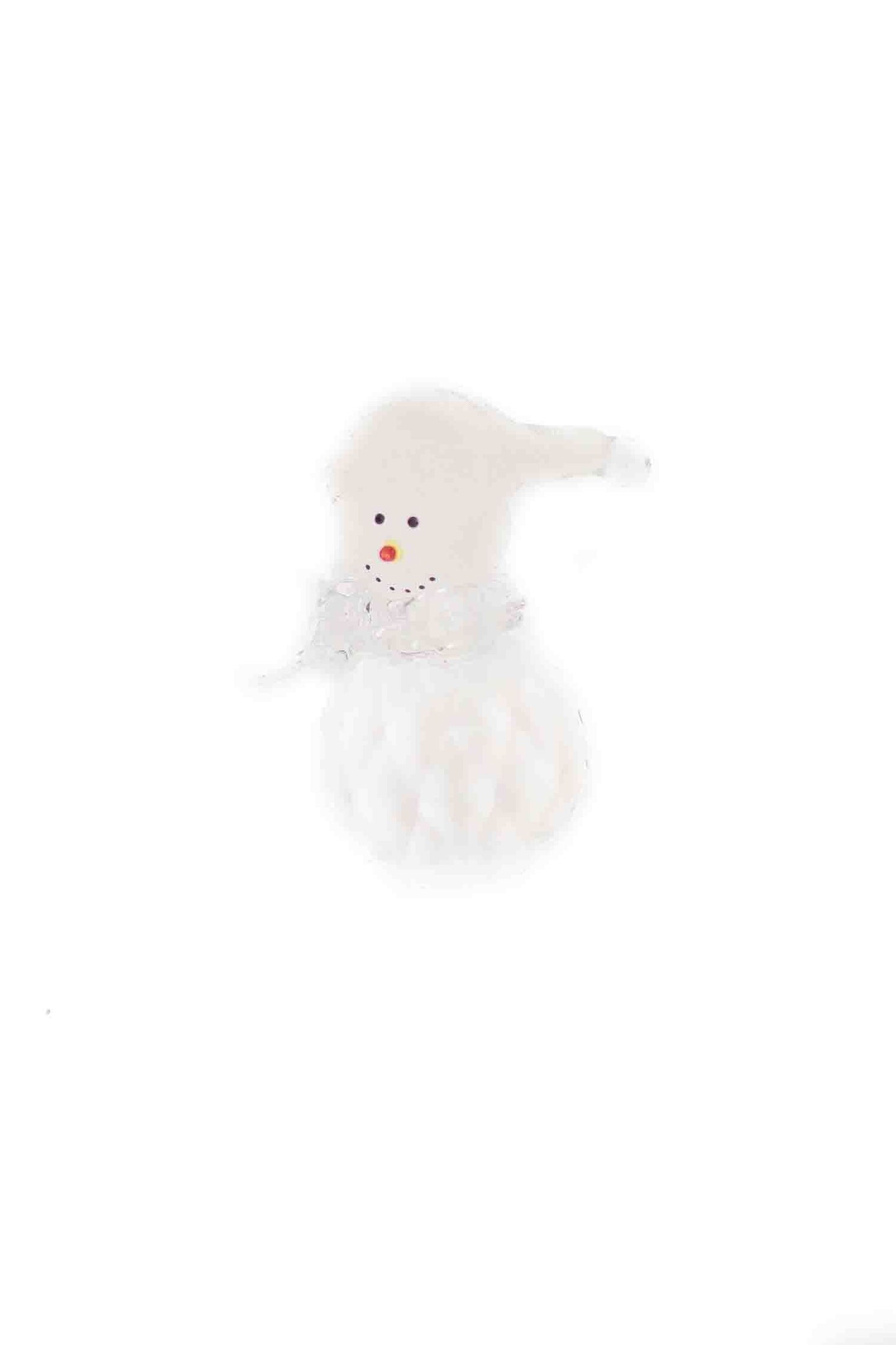 Glass Effect Frosty the Snowman Figurine