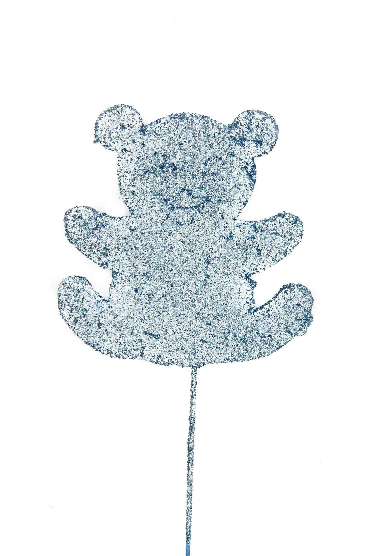 Blue Glitter Pick: Teddy Bear