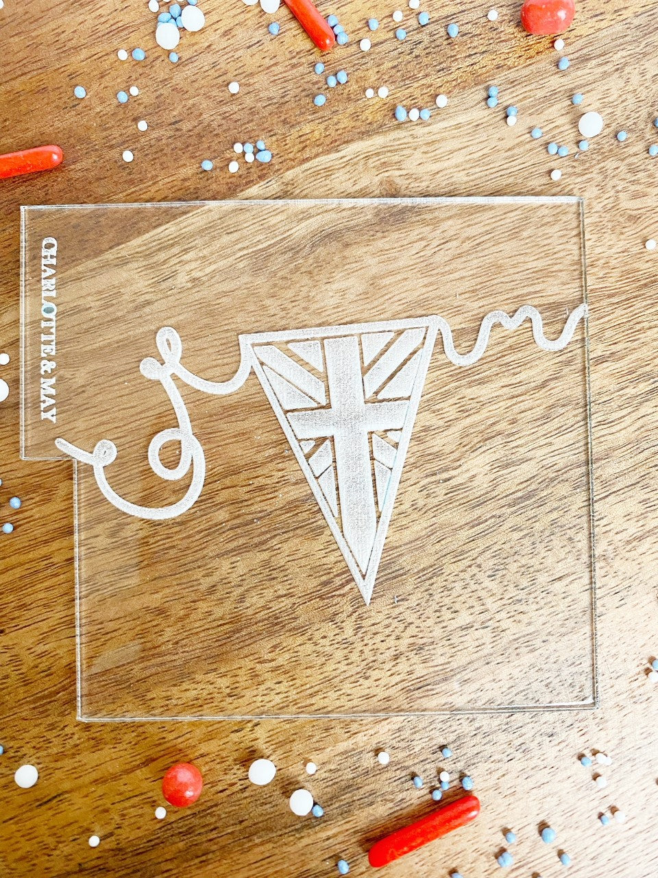 Coronation Union Jack Flag Embosser