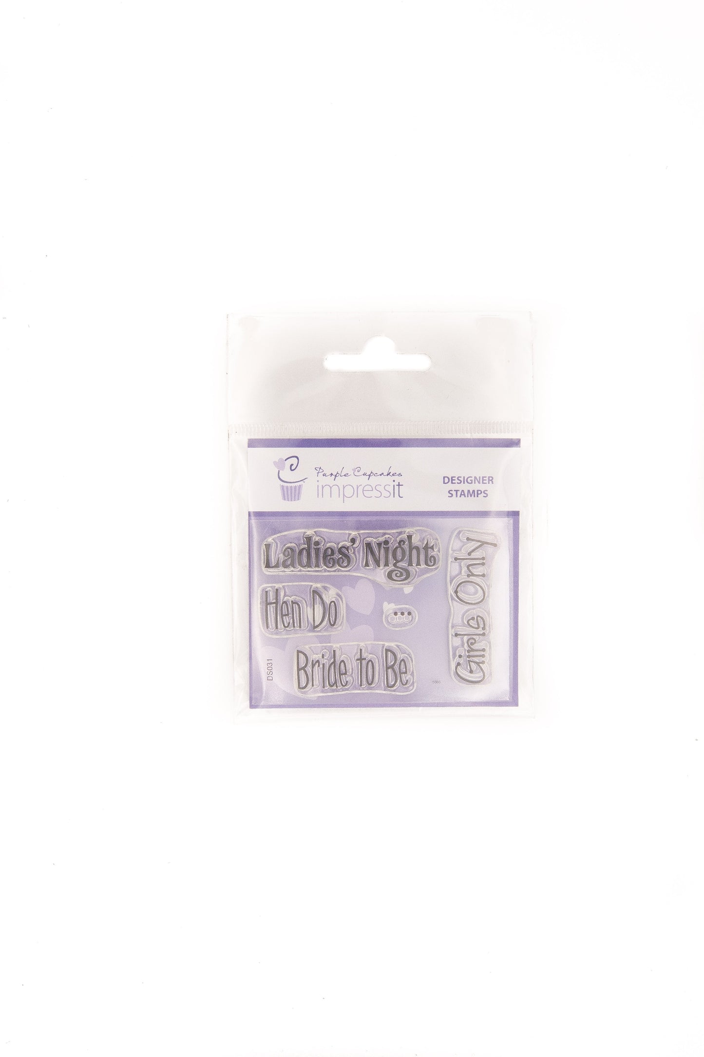 Purple Cupcakes Impressit Designer Stamps - Hen Night