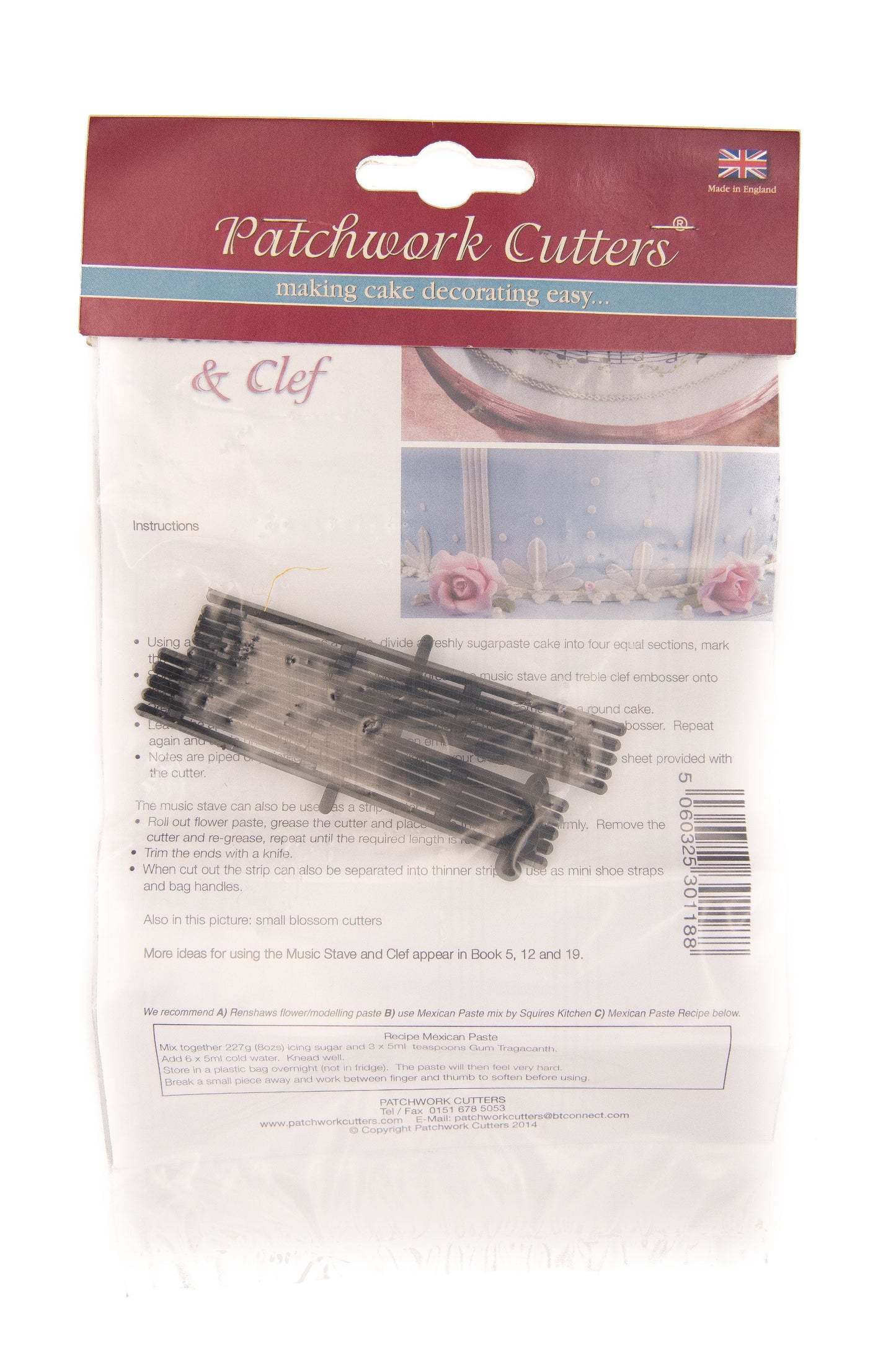 Patchwork Cutters - Music Stave & Clef