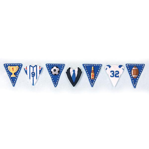 Katy Sue Design Mat - Bunting for Boys