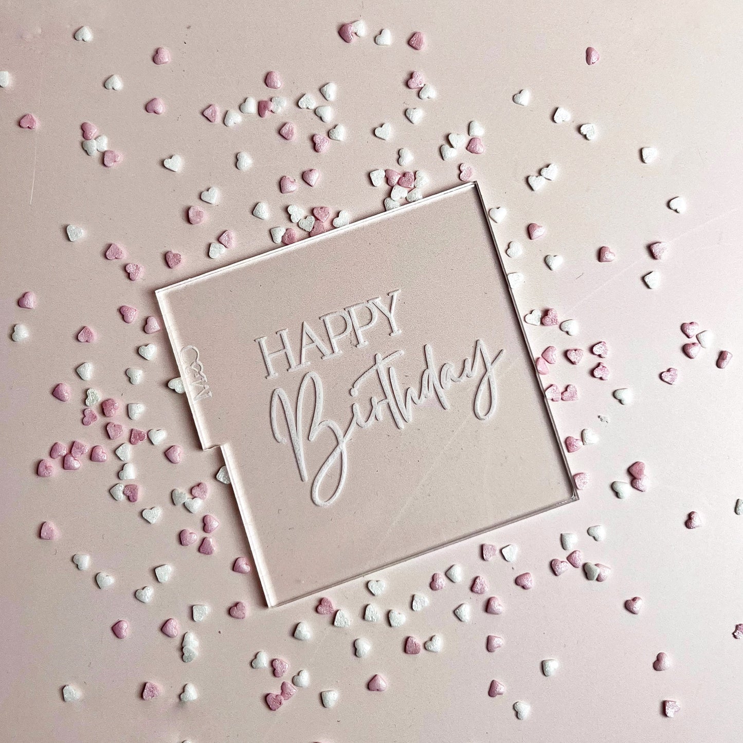 Reverse Embosser - Happy Birthday