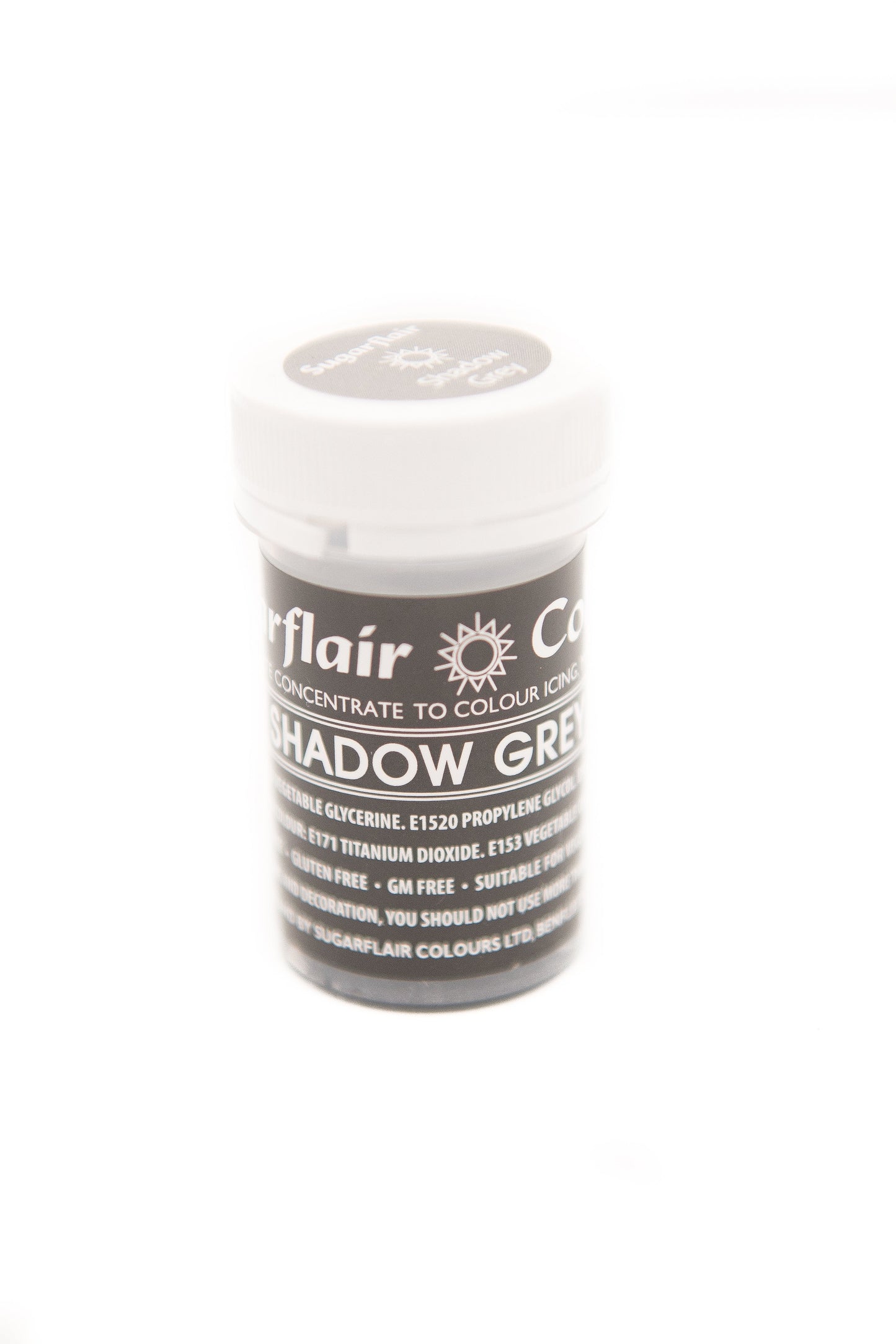Sugarflair Shadow Grey Pastel Paste