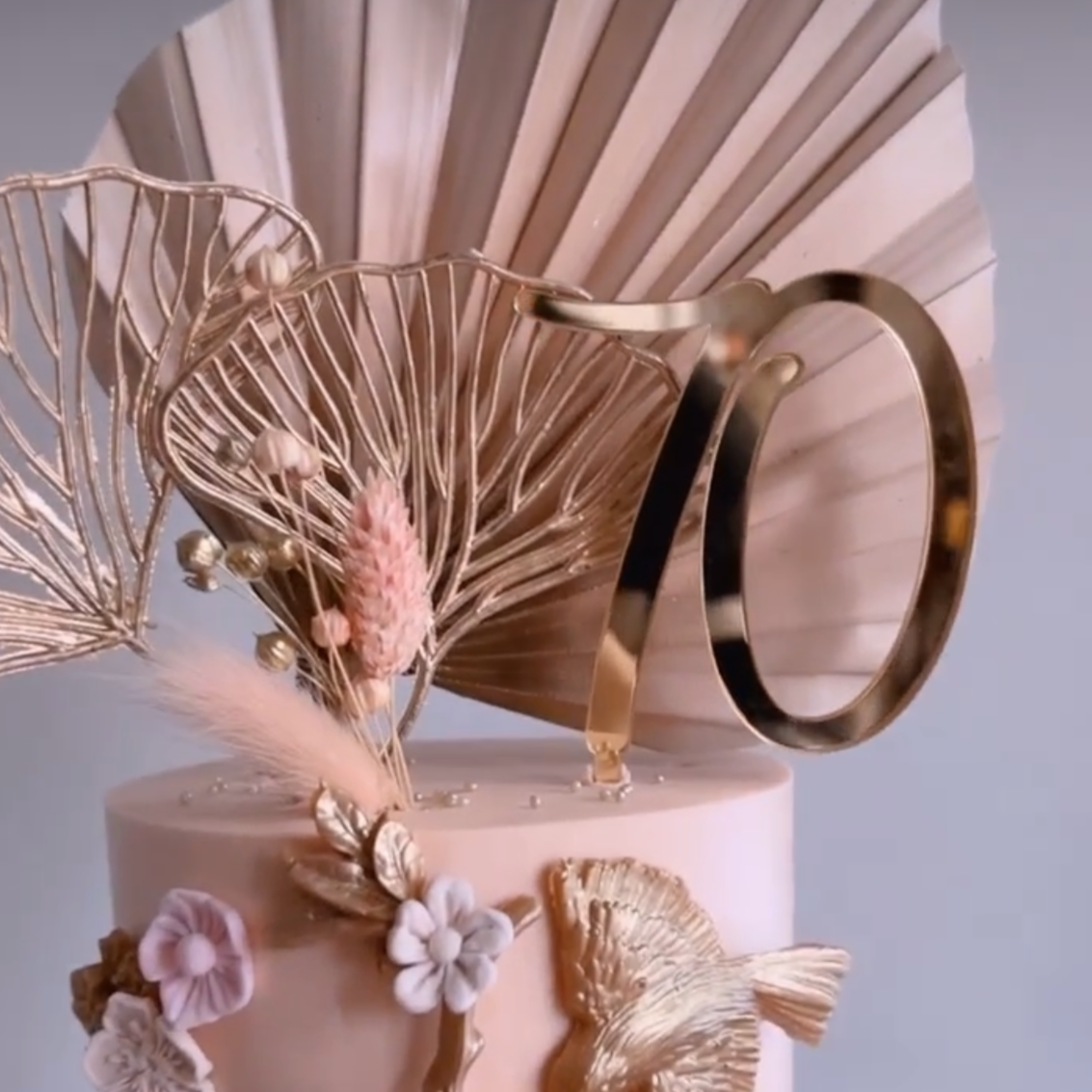 Acrylic Cake Topper - Curly Age
