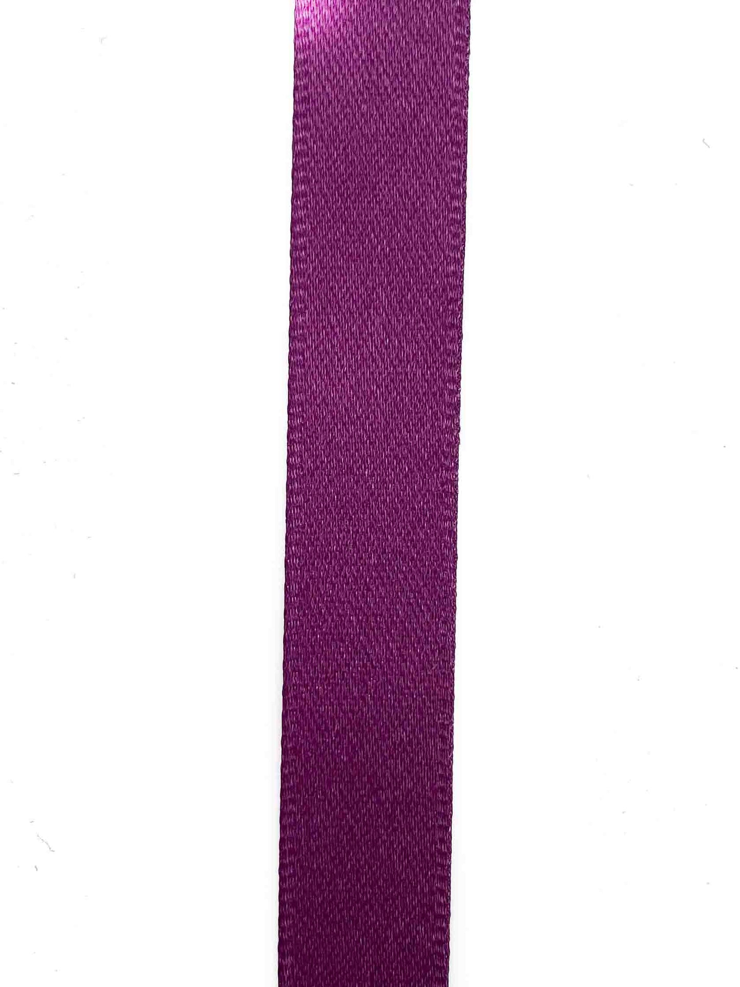 Plum Double Sided Satin - 10mm