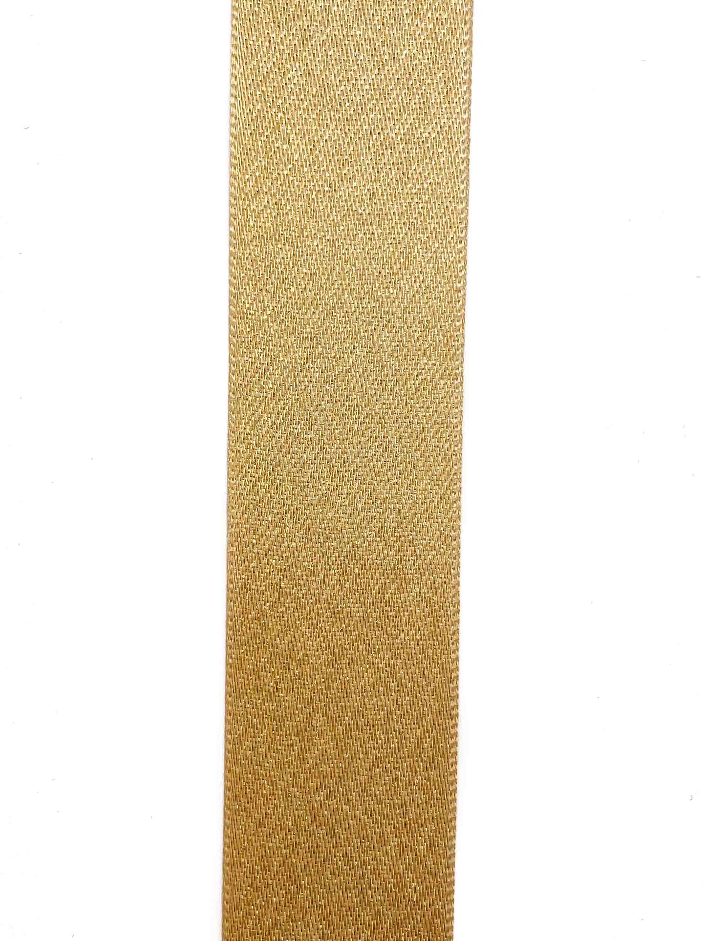 Honey Gold Glitter Satin - 25mm