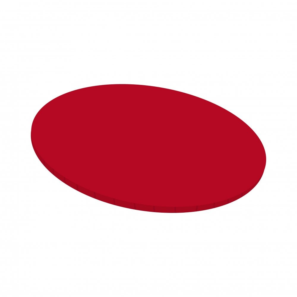 SIMPLY MAKING 5mm Round Matt Red Masonite Board