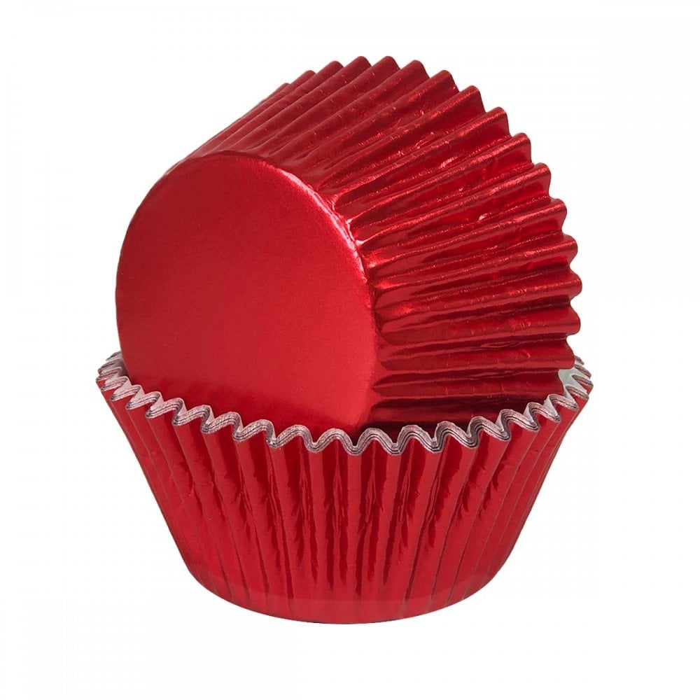 Red Foil Cupcake Cases - Pack of 60
