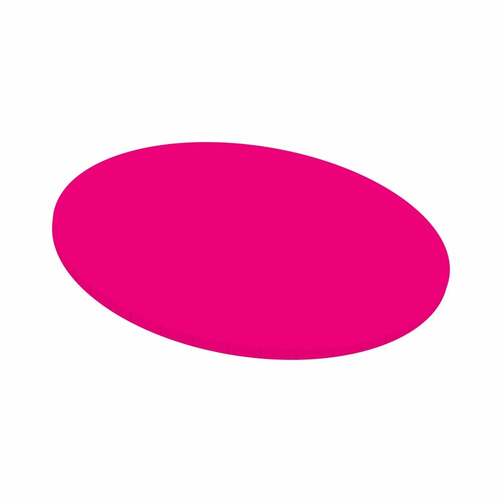 SIMPLY MAKING 5mm Hot Pink Round Matt Masonite Board - 10"