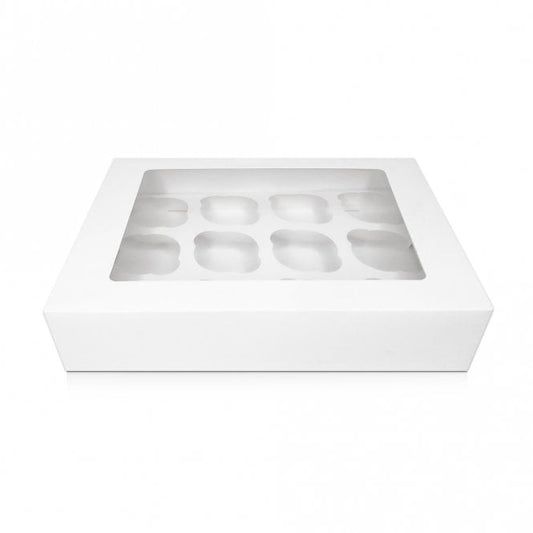 Cupcake/ Muffin Box with Window, Holds 12