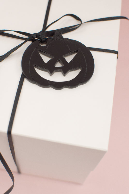 Carved Pumpkin Gift Tag