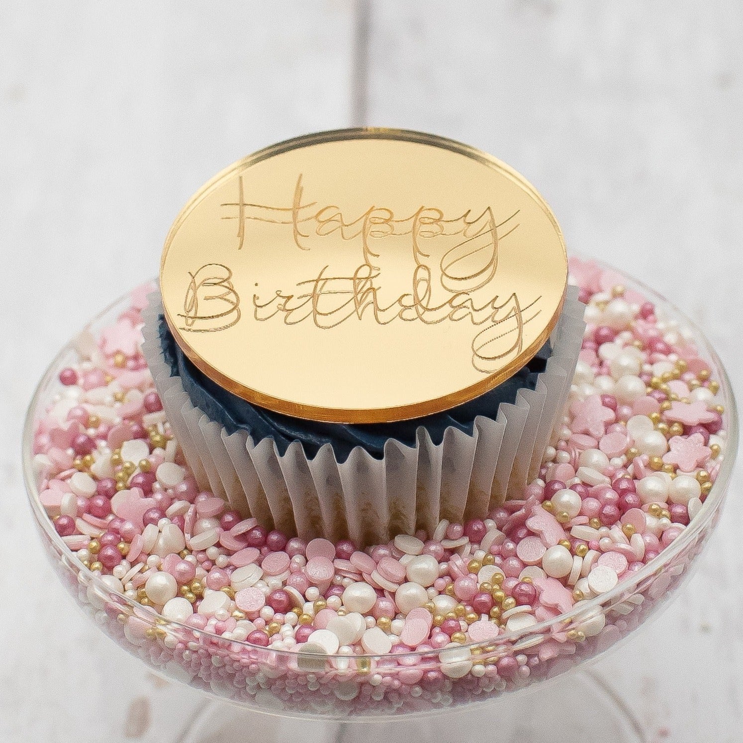 Custom Acrylic Cupcake Disc