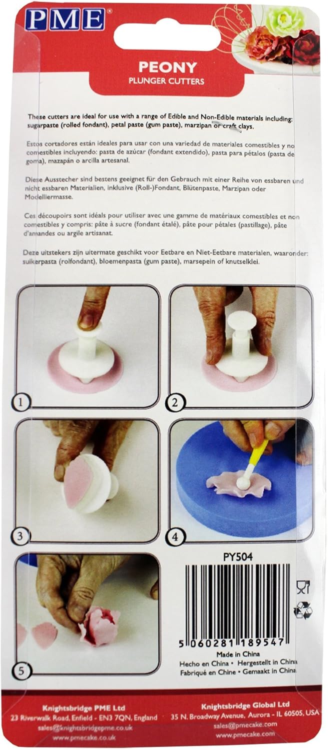 PME Peony Plunger Cutters - Set of 3