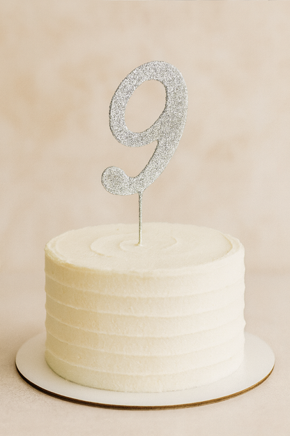 Silver Glitter Picks: Number 9