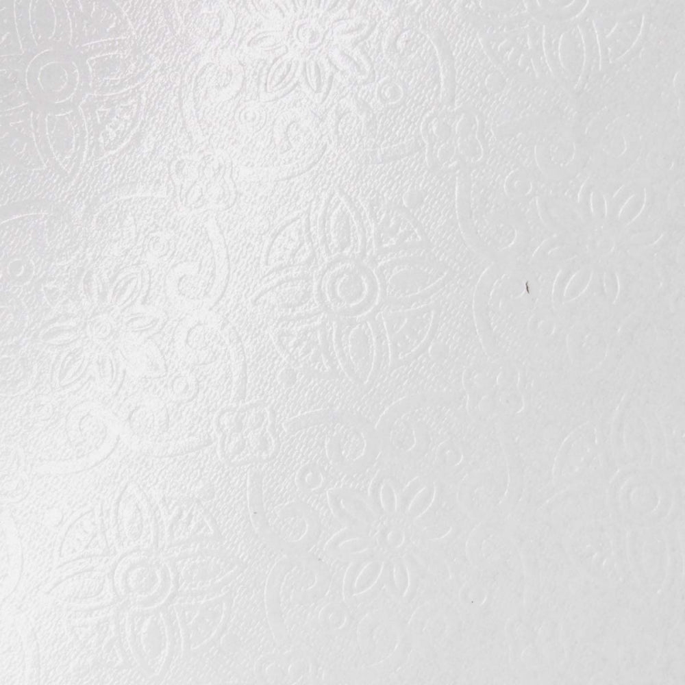 10” White Fern Round Cards