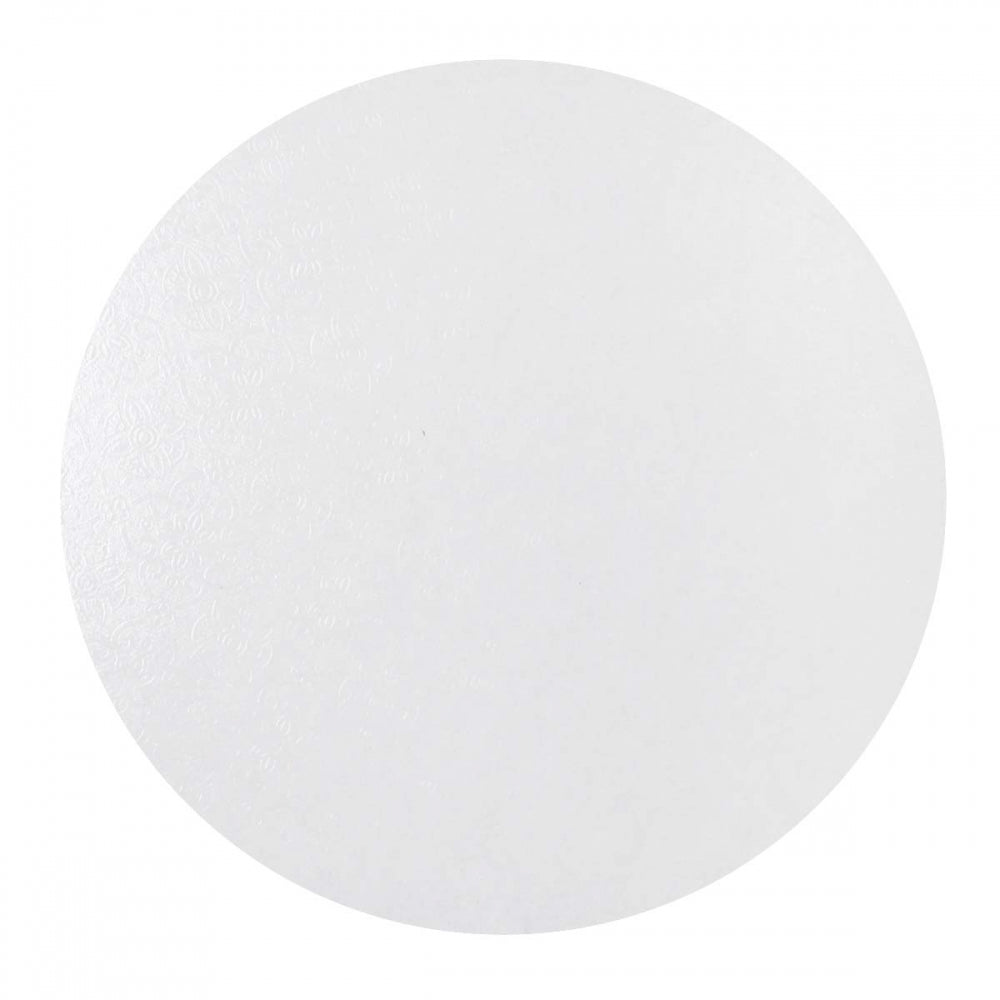 10” White Fern Round Cards