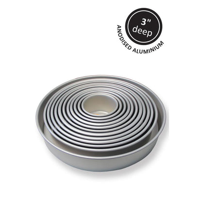 PME Round Cake Tin - 3" Deep