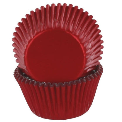 Red Foil Baking Cases - Pack Of 50