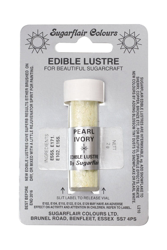 Sugarflair Edible Lustre - Pearl Ivory