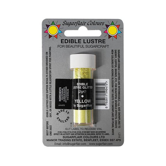 Sugarflair Edible Lustre Colour - Yellow
