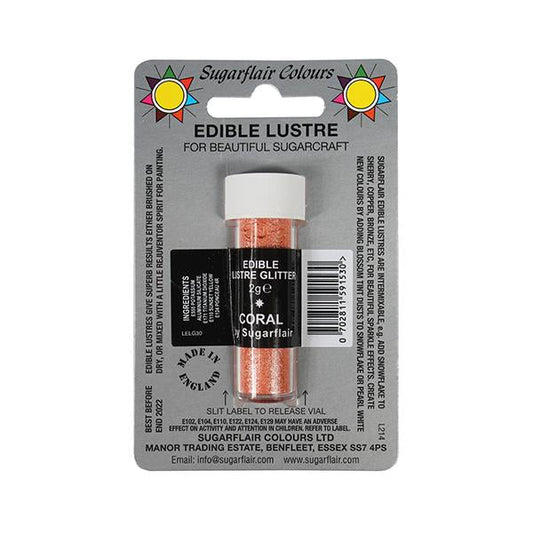 Sugarflair Edible Lustre Colour - Coral