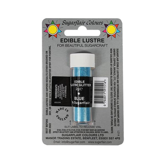 Sugarflair Edible Lustre Colour - Blue