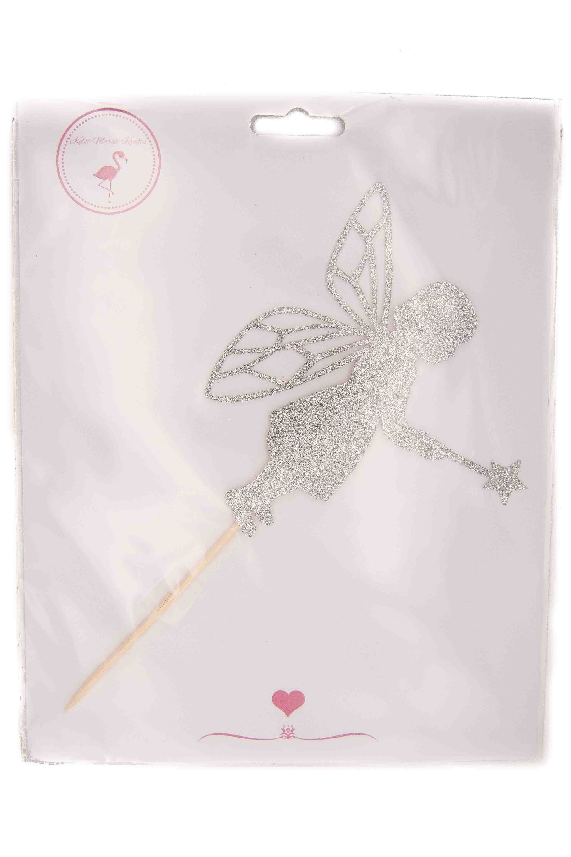 Glitter Card Topper - Fairy