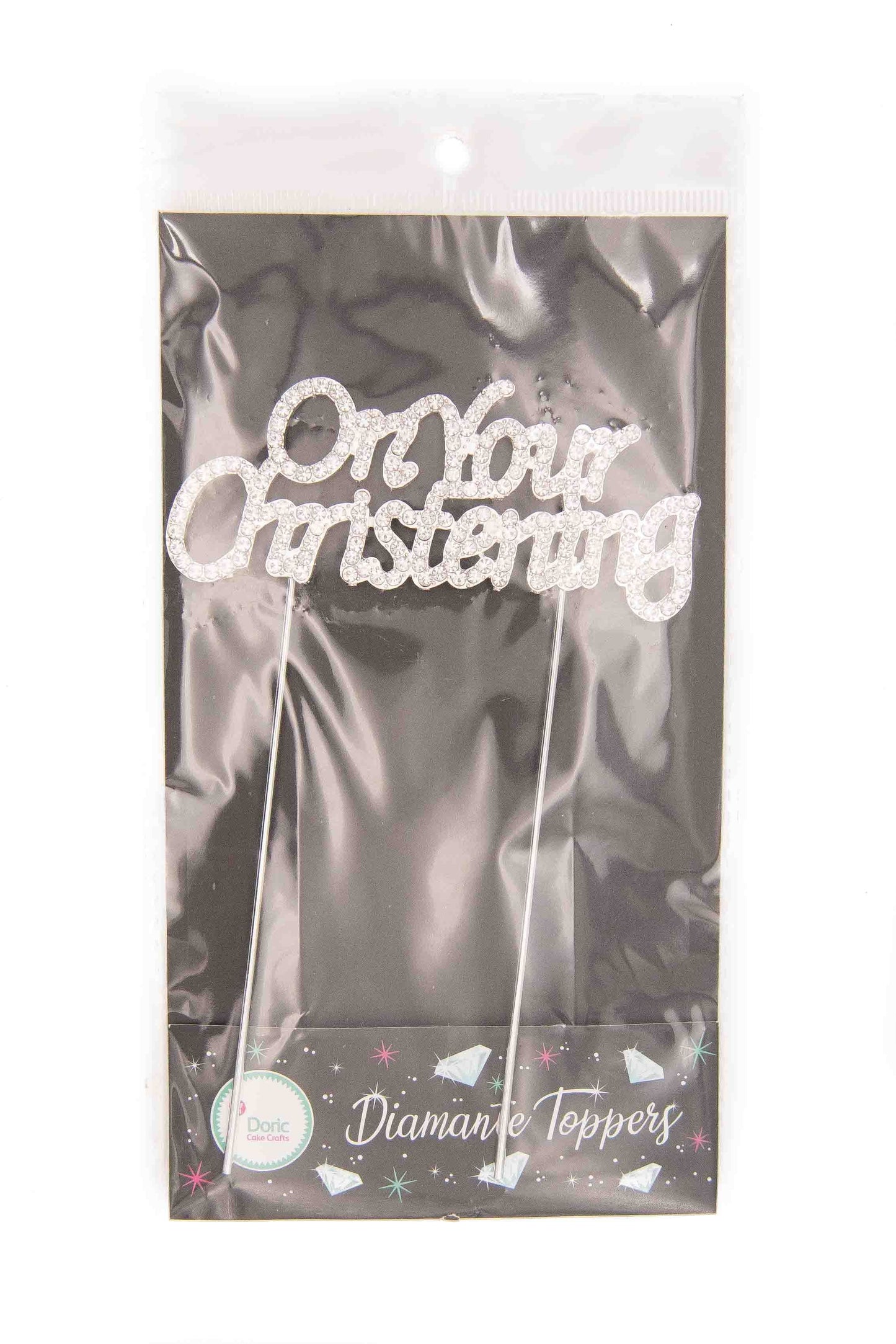 Diamante Topper - On Your Christening