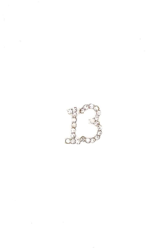 Small Diamanté 13 on Silver