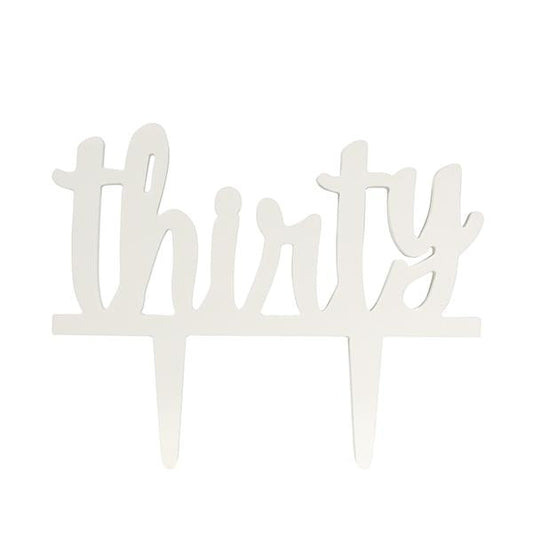 Gumpaste Thirty Pic