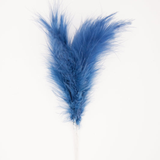 Dark Blue Feather Topper