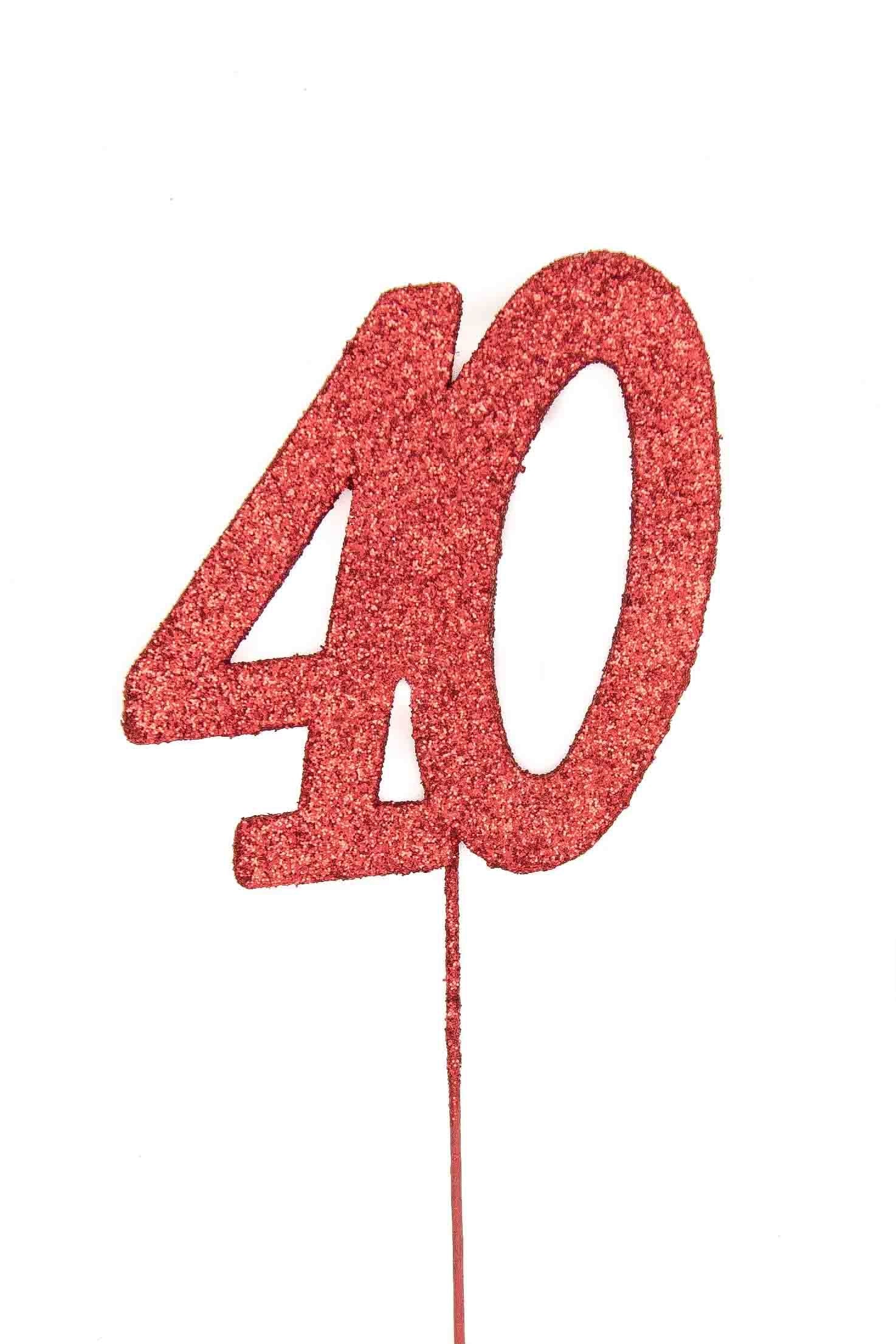 Red Glitter Picks: Number 40