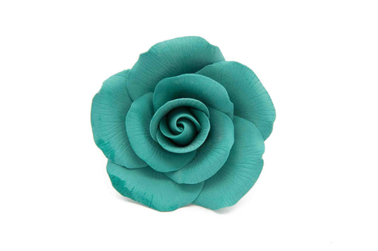 Extra Large Teal Rose