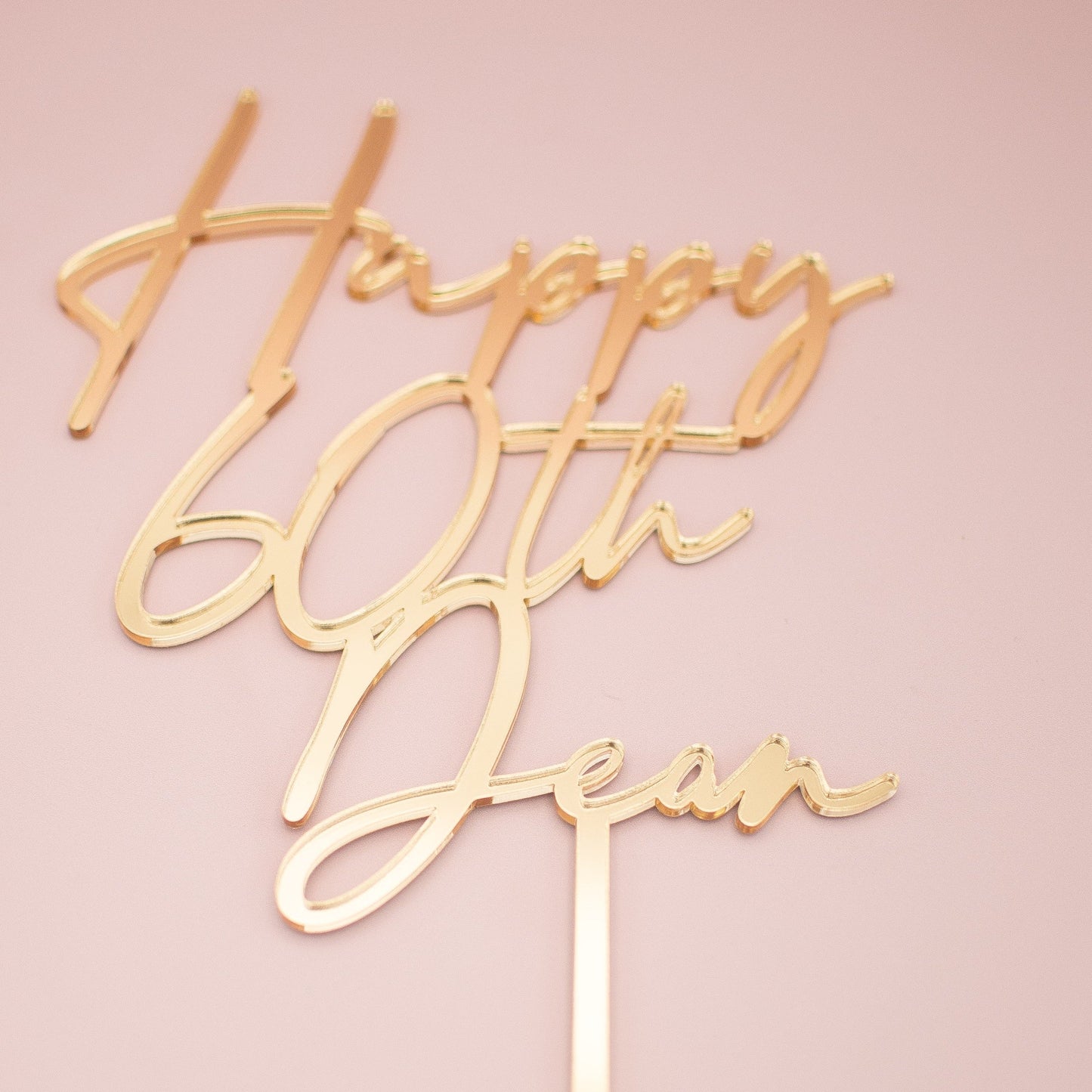 Personalised Birthday Topper