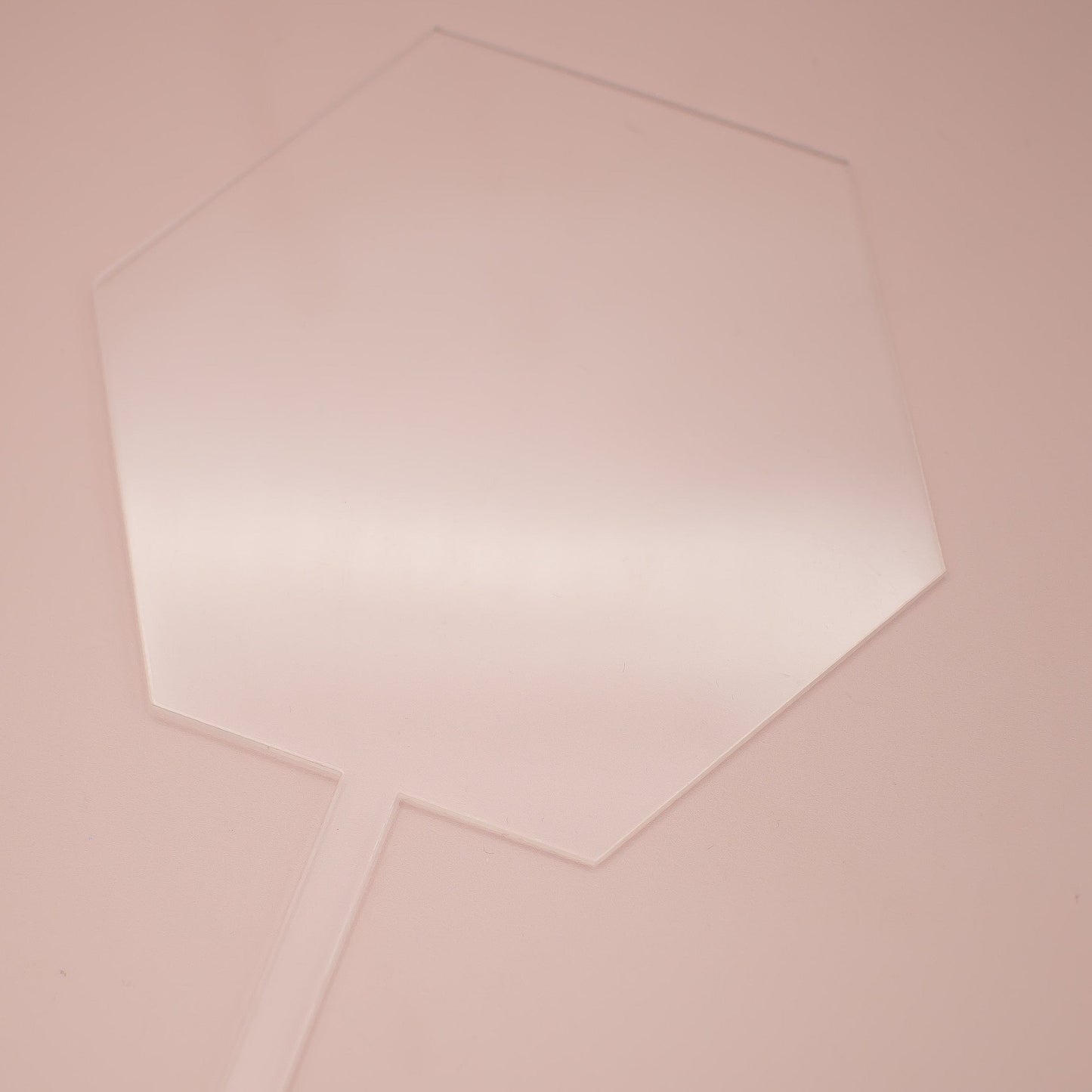 Hexagonal Transparent Topper