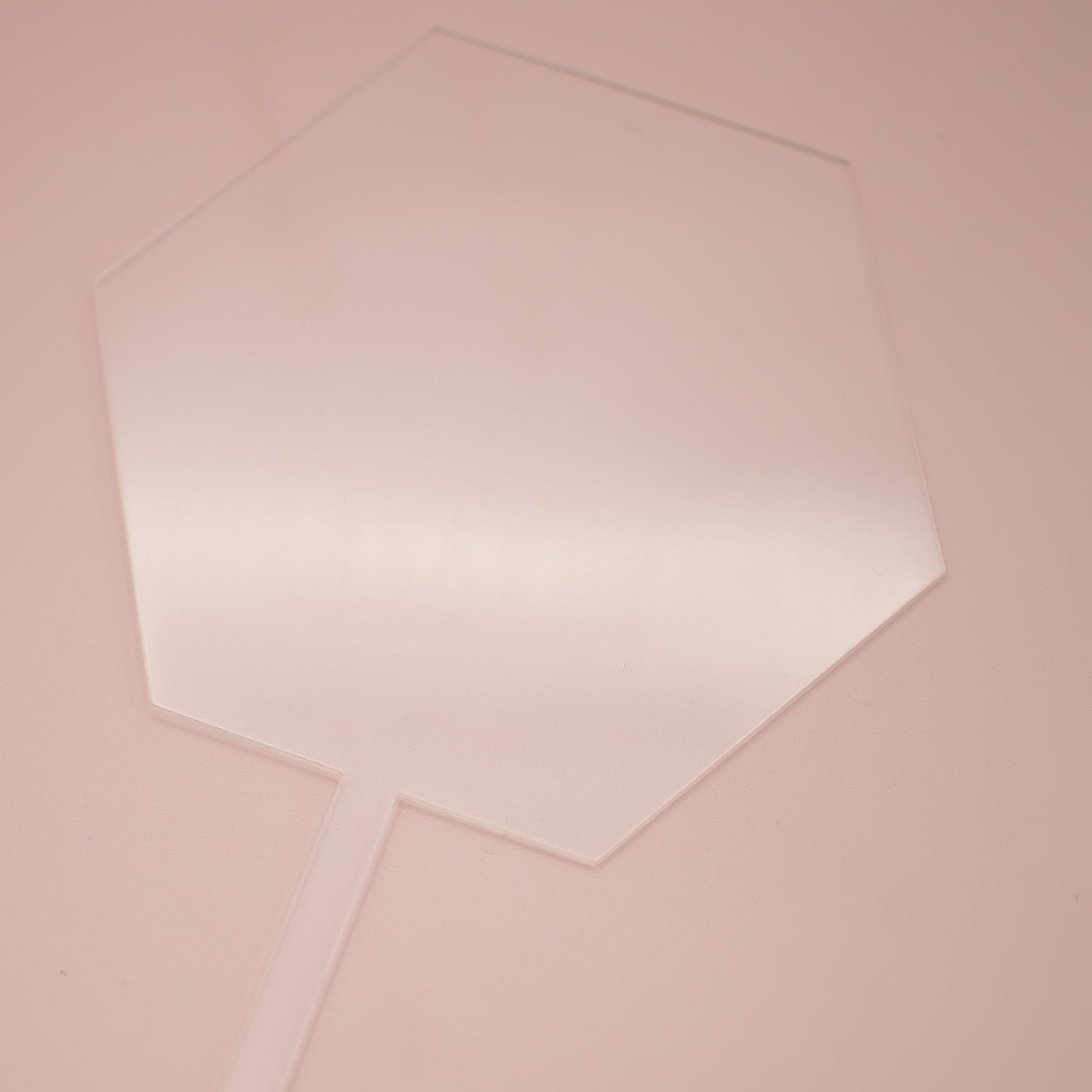 Hexagonal Transparent Topper