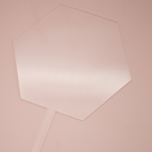 Hexagonal Transparent Topper