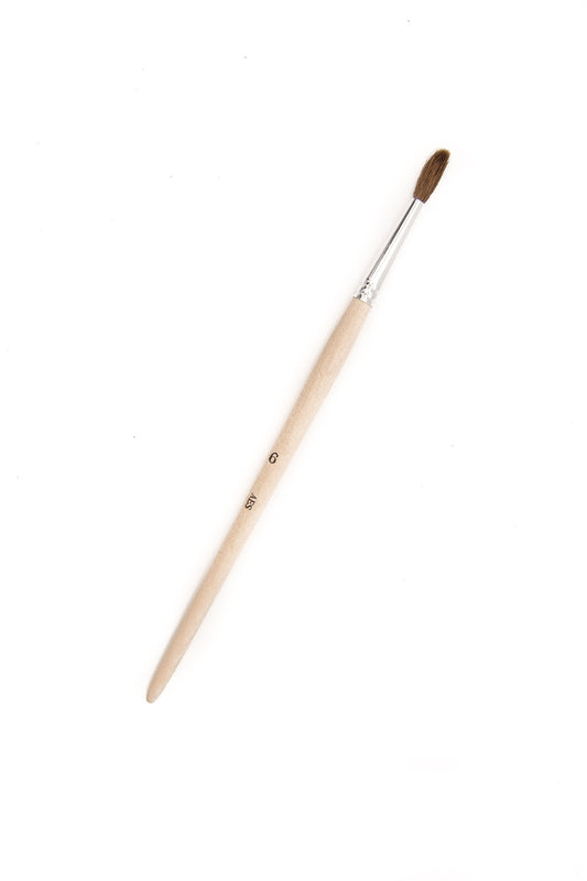No.6 Artist Brushes - Ponyhair