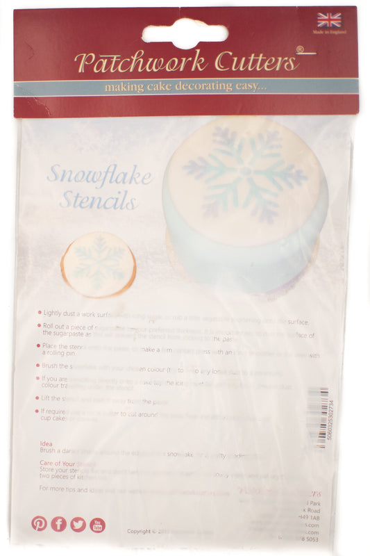 Patchwork Cutters - Snowflake Stencils