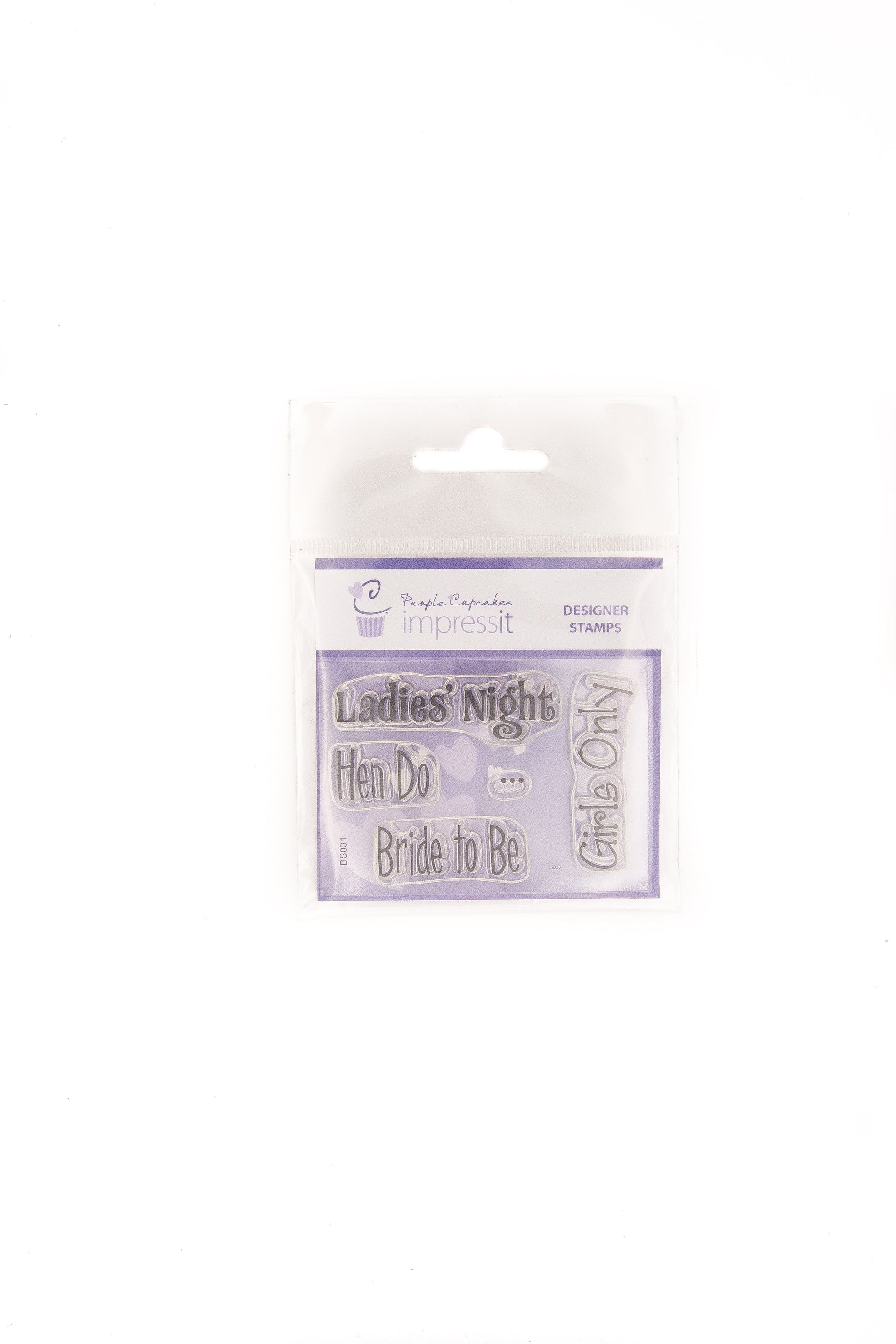 Purple Cupcakes Impressit Designer Stamps - Hen Night