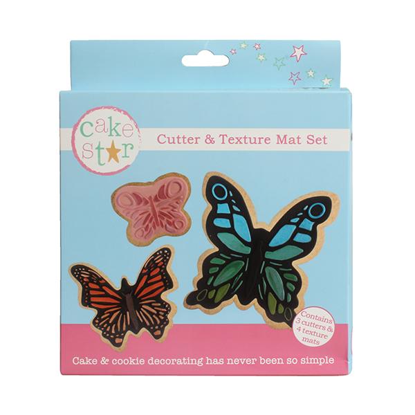 Cake Star - Cookie Cutter Texture Set - Butterflies