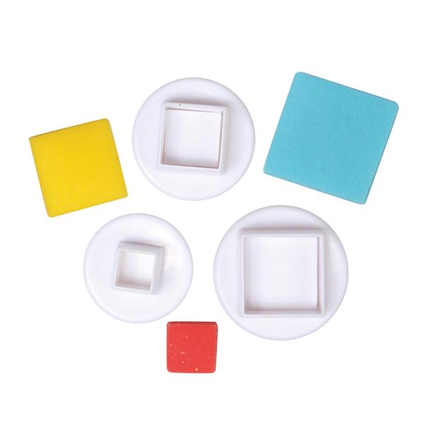 Cake Star 3 Plunger Cutters - Square