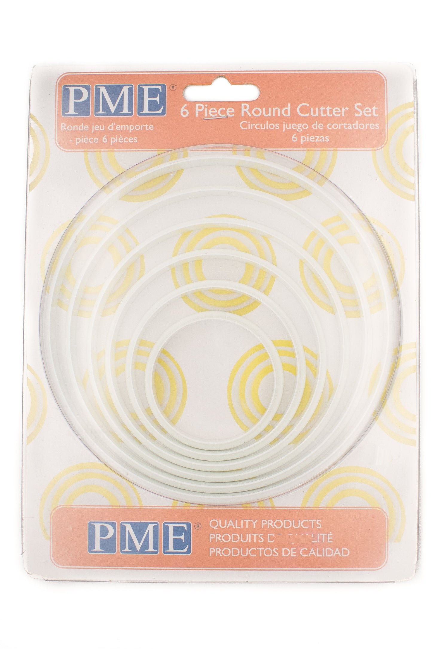 PME 6 Piece Round Cutter Set