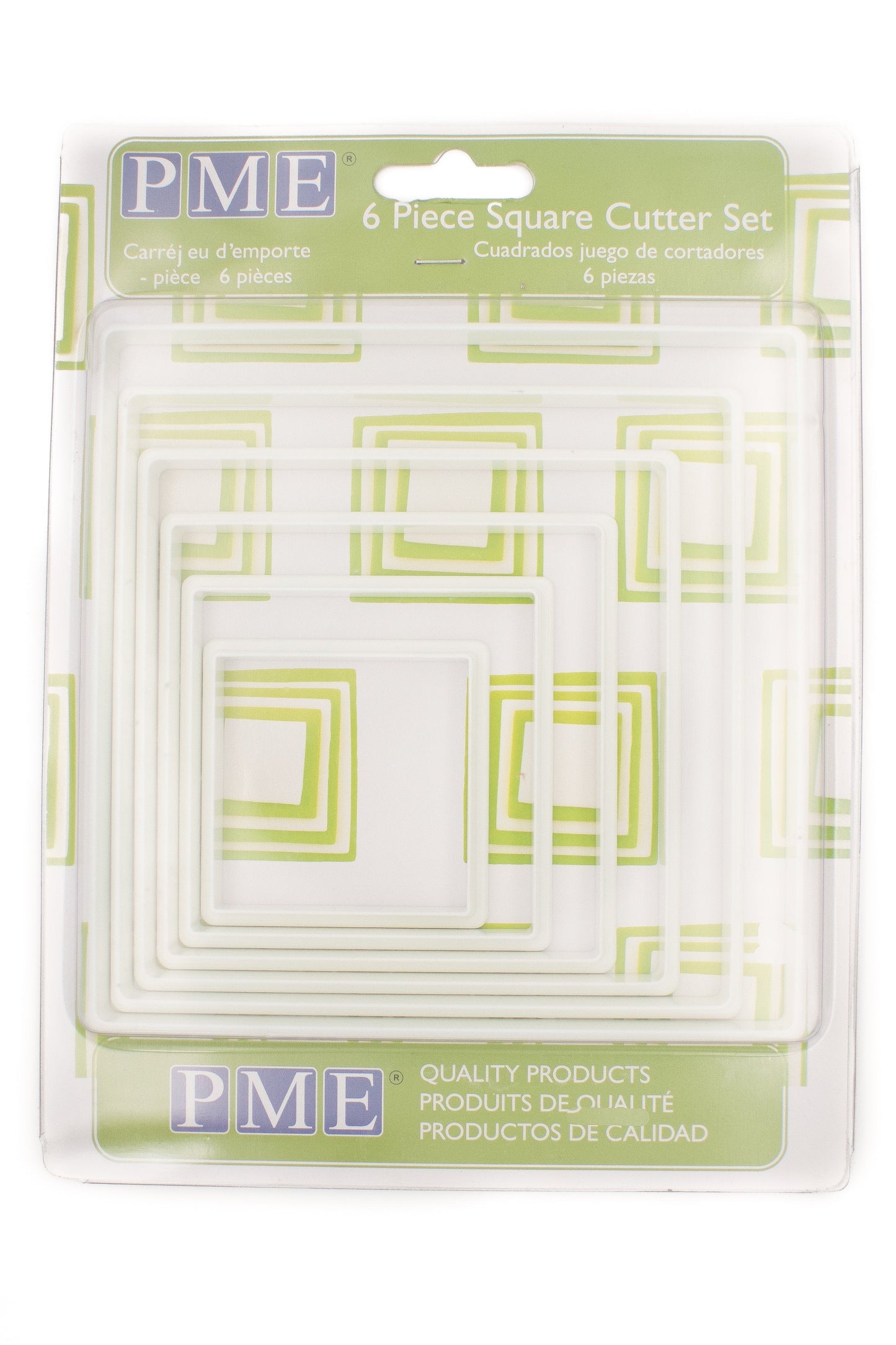 PME 6 Piece Square Cutter Set